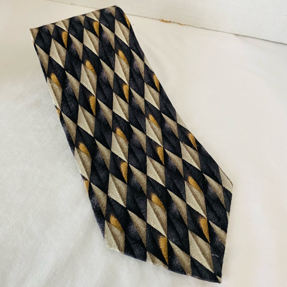 Pierre Cardin Long 60” Silk Handmade Neutral